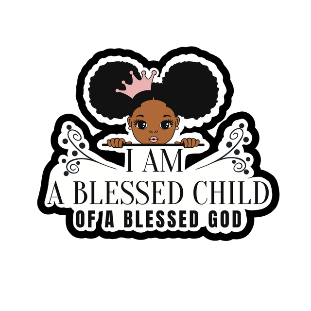 "BLESSED CHILD" Stickers (Girl)