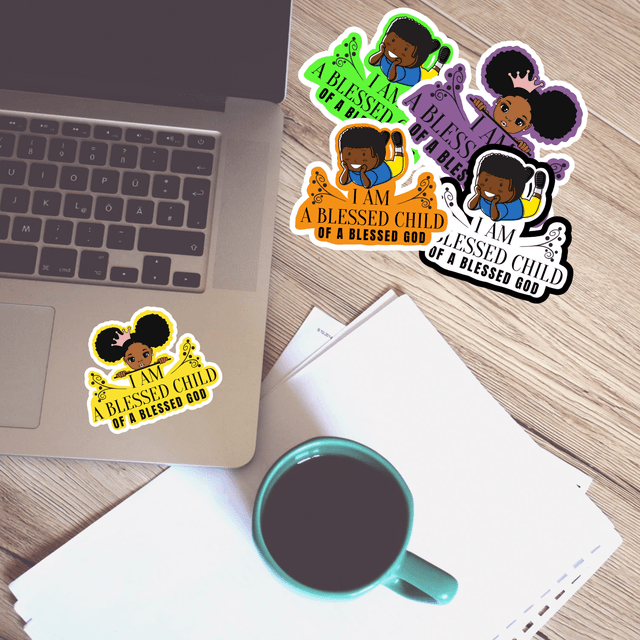 "BLESSED CHILD" Stickers (Girl)