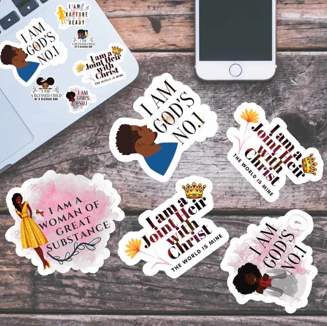 X17 “I Am” Affirmation Sticker Collection Bundle