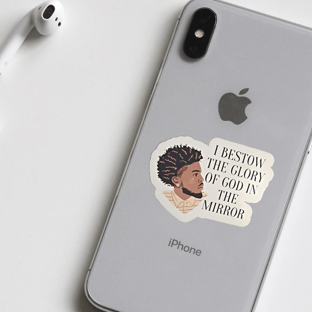 "THE GLORY OF GOD" STICKER