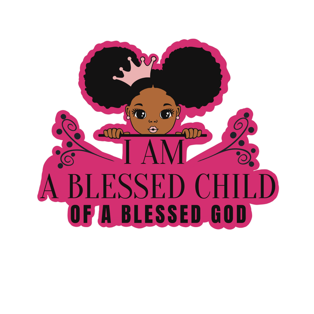 "BLESSED CHILD" Stickers (Girl)