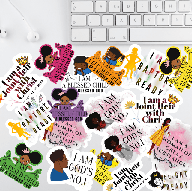 X17 “I Am” Affirmation Sticker Collection Bundle