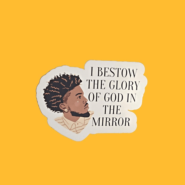 &quot;THE GLORY OF GOD&quot; STICKER